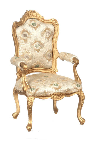 Louis XV Gilded Fauteuil Arm Chair
