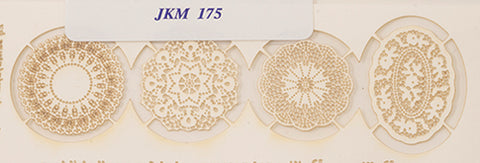 Doilies, Set of Four, Round