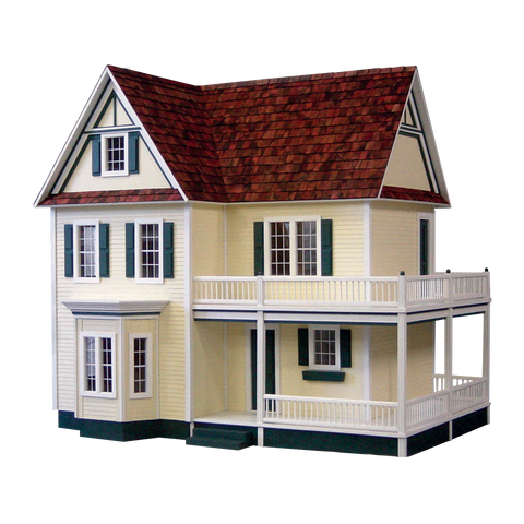 Finished Victoria's Farmhouse Assembled and Painted, Special Order