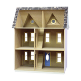 Assembled Princess Anne Dollhouse, Shingled and Painted