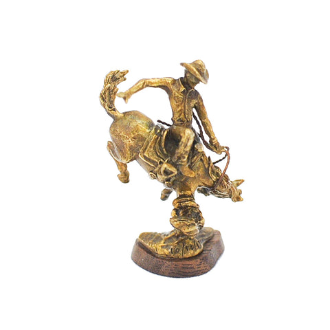Jim Pounder Buc N' Horse Bronze