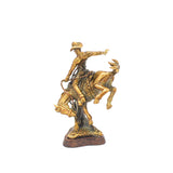 Jim Pounder Buc N' Horse Bronze