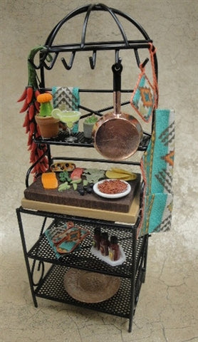 Kitchen Work Center with South WesternTheme