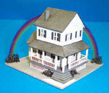 Auntie Em's  Dollhouse Kit 1/144th Scale