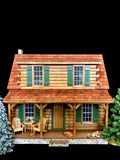 The Adirondak Log Cabin Dollhouse Kit 15% OFF