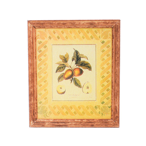 Print, Matted and Framed, Botanical Pears