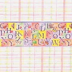 ABC Plaid Wallpaper