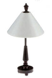 CONTEMPORARY TIFFANY TABLE LAMP, DARK BRONZE, Electrified