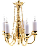 5 Arm Palace Chandelier, 12 Volt