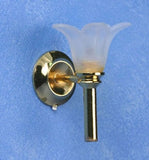 Frosted Tulip Sconce