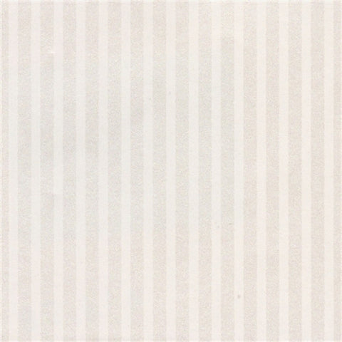 White on White Stripe Prepasted Wallpaper