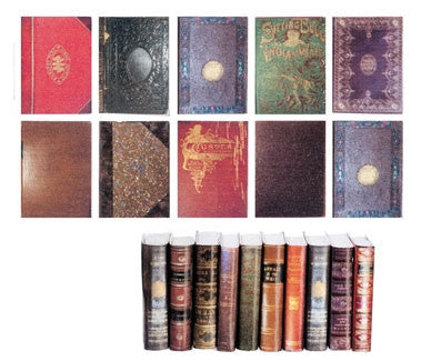 Set of Antique Books, 10 Piece, Series No. 1