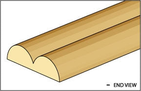 Double Bead Trim 3/32 x 24 inch