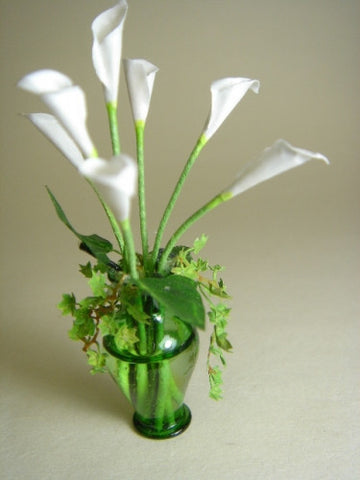 Vase with Cala Lillies