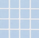 Tile, Powder Blue, White Grout