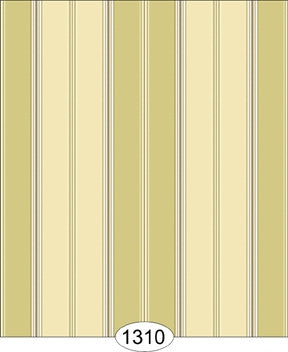 Broad Stripe, Ivory, Wallpaper