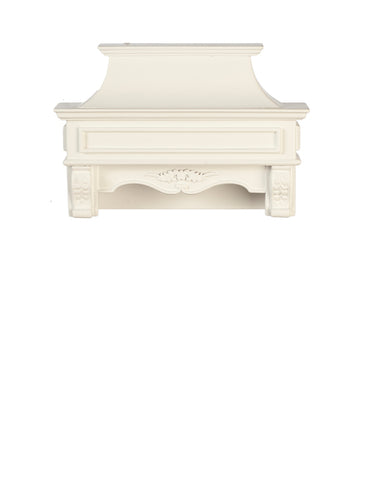 Formal Kitchen Range Hood, White