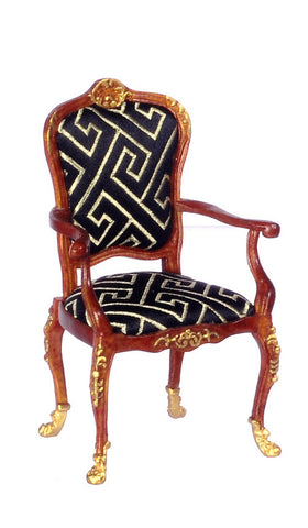 Arm Chair with Gold Trim
