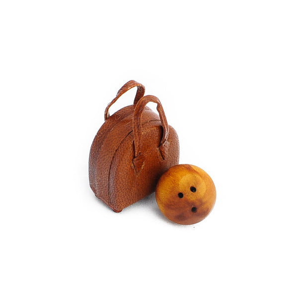 Bowling Bag and Ball 1:12 scale