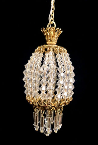 Parlor Ceiling Fixture with Swarovski Crystals Style No. 30