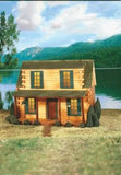 The Adirondak Log Cabin Dollhouse Kit