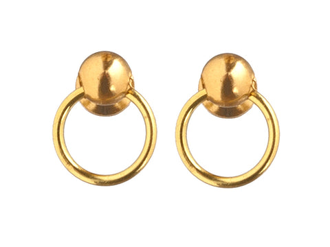 Ring Pulls, Brass, Set of Two