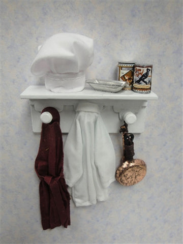 Chef's Wall Shelf with Accessories