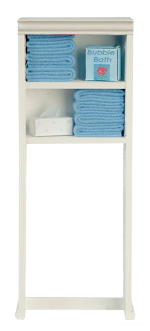 Over Toilet Shelves with Accessories, Blue