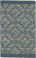 Woven Area Rug, Ocean Blue, Slate
