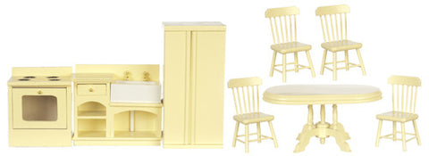 Kitchen and Dining Set, Cream