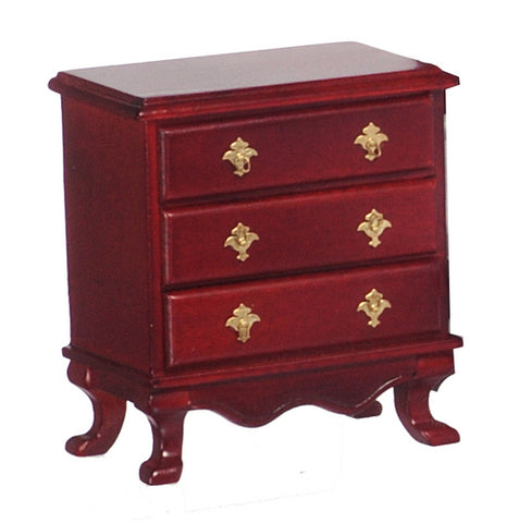 Night Stand, Chest, Mahogany Finish