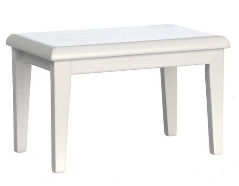 Kitchen Table, Rectangular, White Finish
