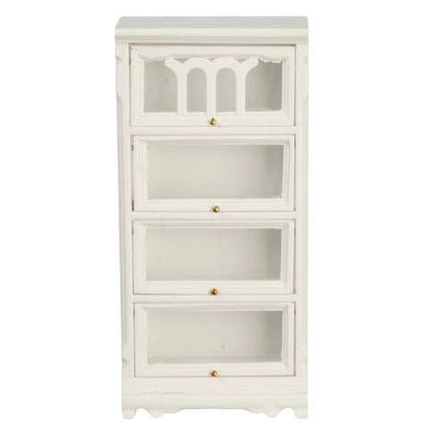 Barrister Book Case, White