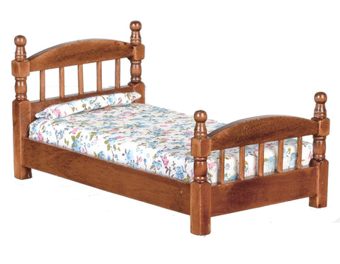 Single Bed, Walnut Finish, On Special