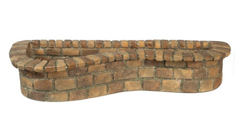 Pond  or Garden Bed with Brick Wall