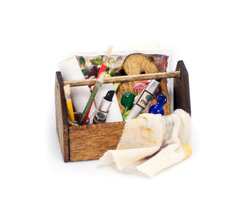 Artist's Wooden Tote Box