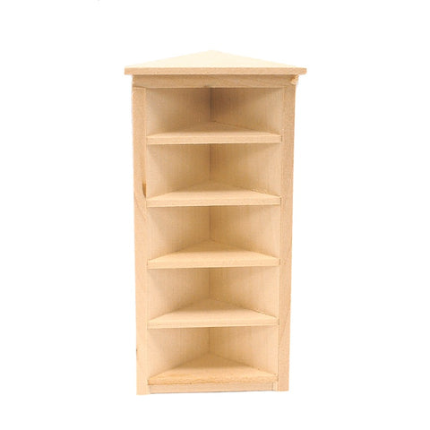Unfinished Corner Shelves