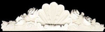 Pediment Trim, Shell Bouquet