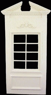 Classical Broken Pediment Window