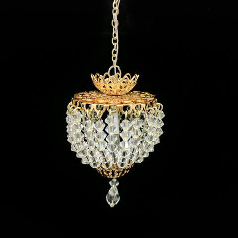 Large Ceiling Fixture with Swarovski Crystals Style No. 3
