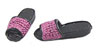 Pair of Slippers, Pink and Black