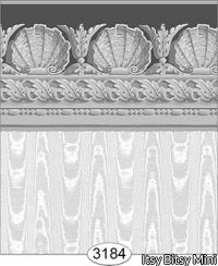 Jolie Moire Light Gray Wallpaper