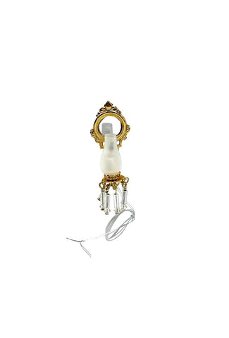 Hurricane Lamp Sconce, Frosted Glass On Sale -20%