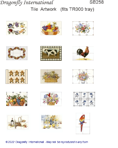 Tile Tray Artwork Sheet