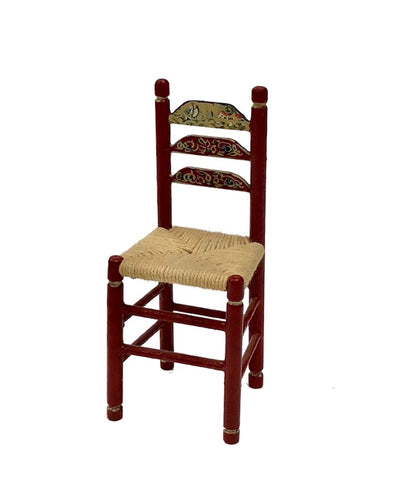 Hand-Painted Ladderback Chair