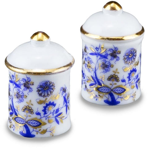 Blue Onion Large Canister Set