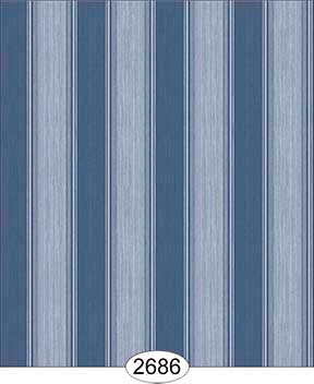 Wallpaper Rose Hill Stripe Blue Navy