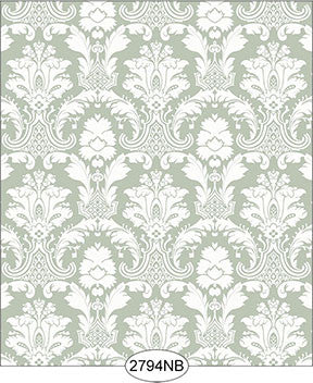 Wallpaper - Daniella Damask, Olive