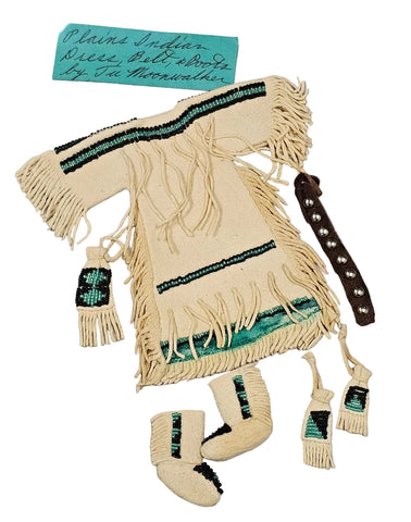 Plains Indian Dress By Grandmother Tu Moonwalker