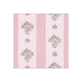 Daniiella Floral Stripe, Pink,   Dollhouse Wallpaper